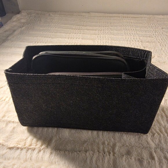 Bundle Deal – Makeup Cases + Handbag Insert Organizer – Black, Multi-Pocket Stor - Picture 7 of 8